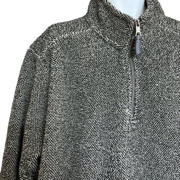 Telluride Clothing Mens Sweater Size XXL Gray 1/4 Zip Pullover Pocket - Picture 2 of 7